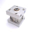Used Bimba FS-170.75 Compact Square Cylinder, ø3in Bore, 0.75in Stroke, 1/8NPT 150psi