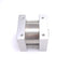 Used Bimba FS-170.75 Compact Square Cylinder, ø3in Bore, 0.75in Stroke, 1/8NPT 150psi
