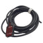 Used Omron E3T-FD13 Photoelectric Sensor, PNP Output, 12-24VDC 20mA, 5-30mm Range, 2m