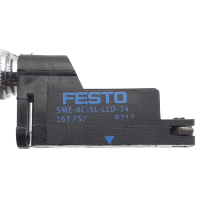 Used Festo SME-8C-SL-LED-24 Proximity Sensor N/O 24VAC/VDC 10W, M8 3-Pin, 2m to Leads