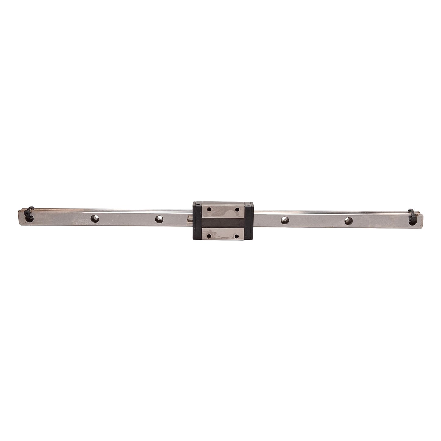 Used PMI MSB15SSSFC Linear Guide Assembly, 57.2x34mm Carriage, 380x15x12.5mm Rail