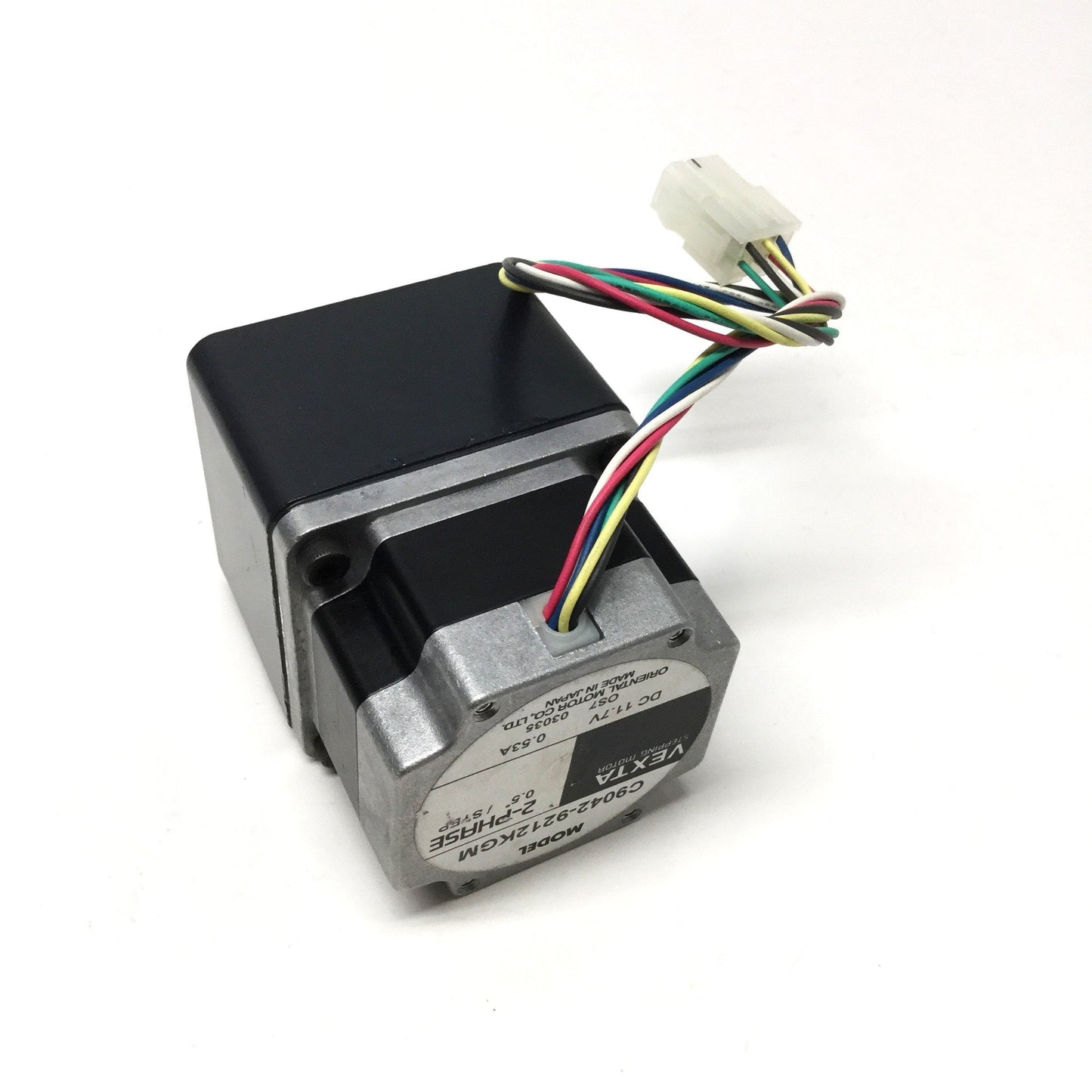 Used Oriental Vexta C9042-9212KGM Stepper Motor 0.5° Step Angle, 2-Phase, 11.7VDC