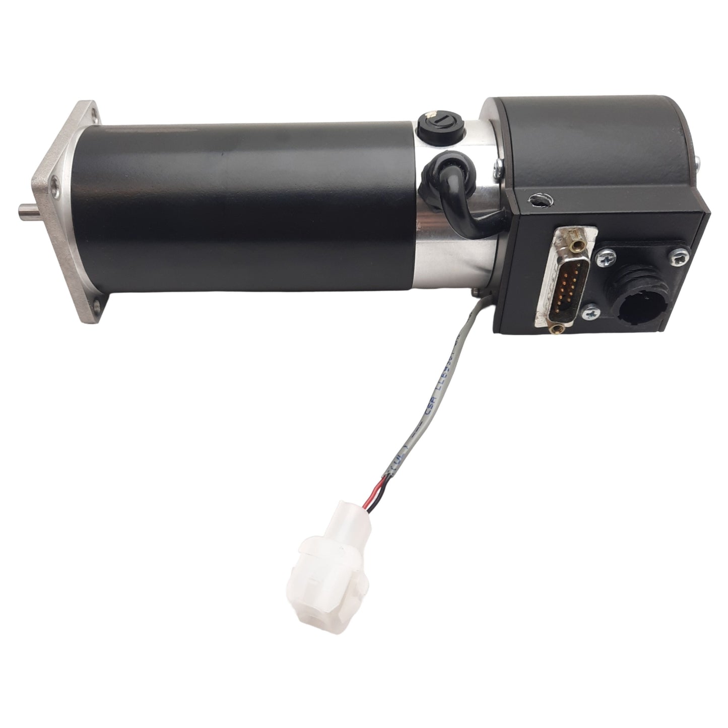 Used MCG 2234-M4903 Servo Motor, 60VDC 2A, 3000rpm, 50oz-in, ø6.40mm Shaft, DB15M