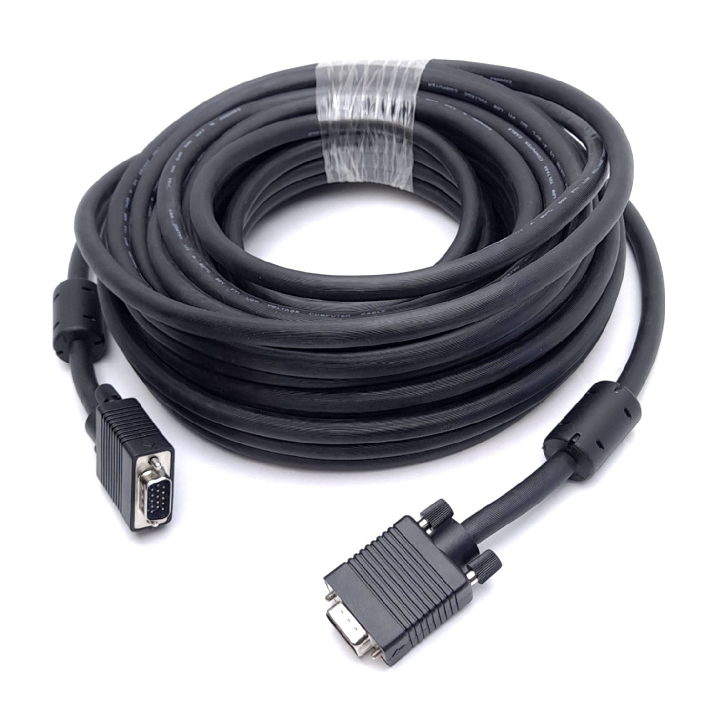 Used Copartner E300060 VGA Cable, 50ft Length, DE-15 Male to DE-15 Male, 30V