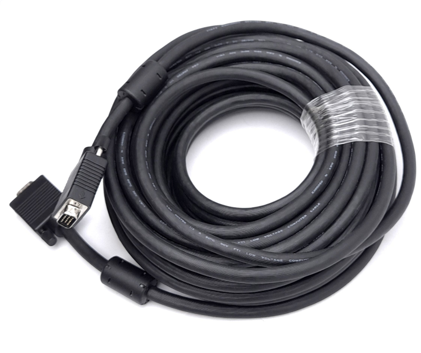 Used Copartner E300060 VGA Cable, 50ft Length, DE-15 Male to DE-15 Male, 30V