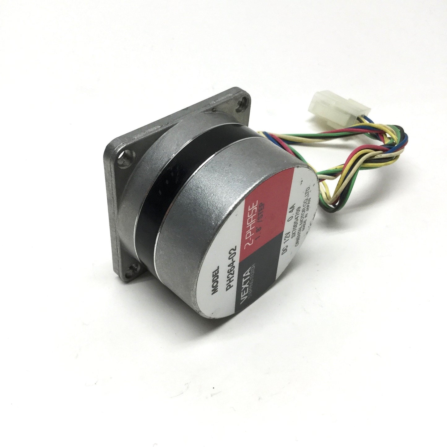 Used Oriental Vexta PH264-02 Stepper Motor 1.8° Step Angle, 2-Phase, 12VDC, NEMA 23