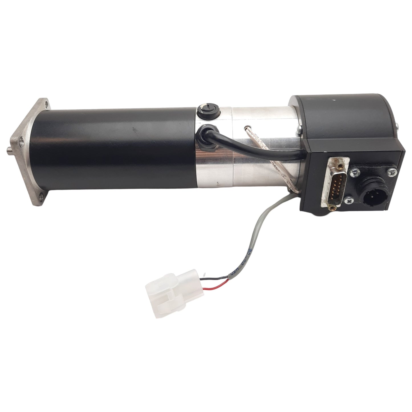 Used MCG 2234-MB4917 Servo Motor, 60VDC 2A, 3000rpm, 50oz-in, ø6.40mm Shaft, DB15M