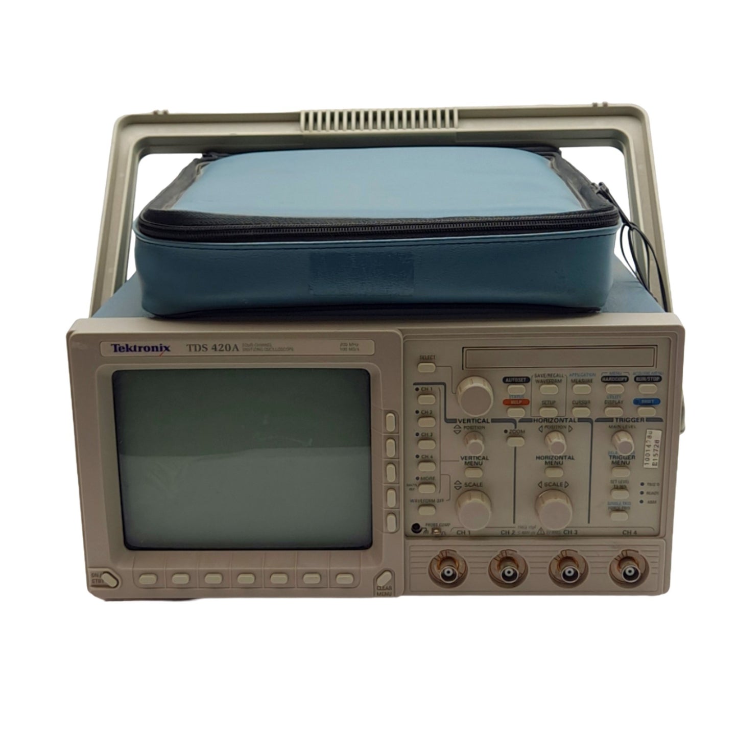 Used Tektronix TDS 420A Digitizing Oscilloscope, 4-Channel, 200MHz 100MS/s, GPIB