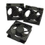 Used Lot of 3 Comair Rotron MU2A1 Muffin Fans, 120mm x 120mm, 115VAC, 3100RPM, 102CFM