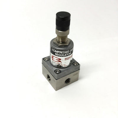 Used Brooks 8601D Mechanical SS Compressed Gas Pressure Regulator 0-30psi, 350°F