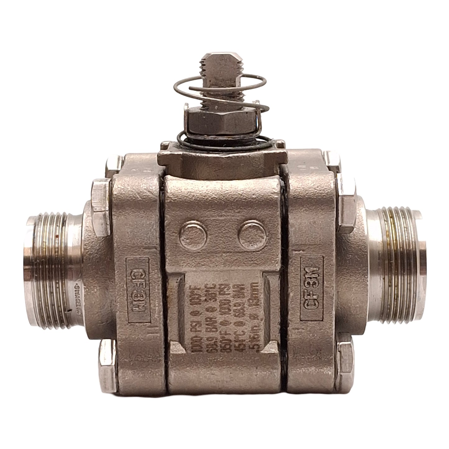 Used Swagelok SS-T63MS12 Thermal Service Ball Valve, 3/4in Tubing Fitting, 1000PSI