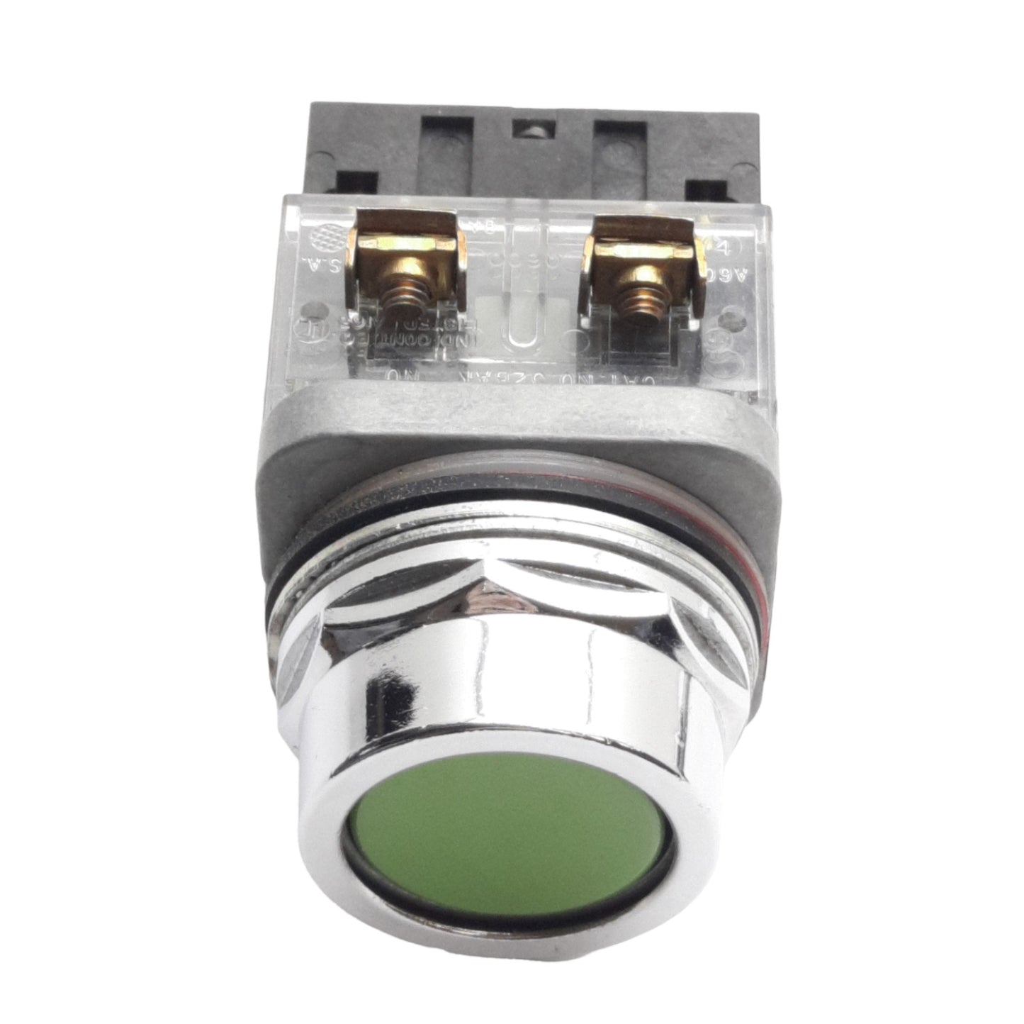 Used Siemens 52PA8A3 Pushbutton, 30mm, Momentary, Green, 2 NO/ 1NC, 600VAC 10A