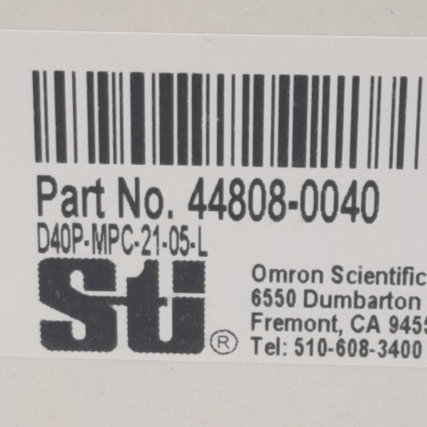 New Sti D40P-MPC-21-05-L Magnetic Safety Switch, 2NC/1NO, 24VDC 200mA, 5m to Leads