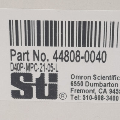 New Sti D40P-MPC-21-05-L Magnetic Safety Switch, 2NC/1NO, 24VDC 200mA, 5m to Leads