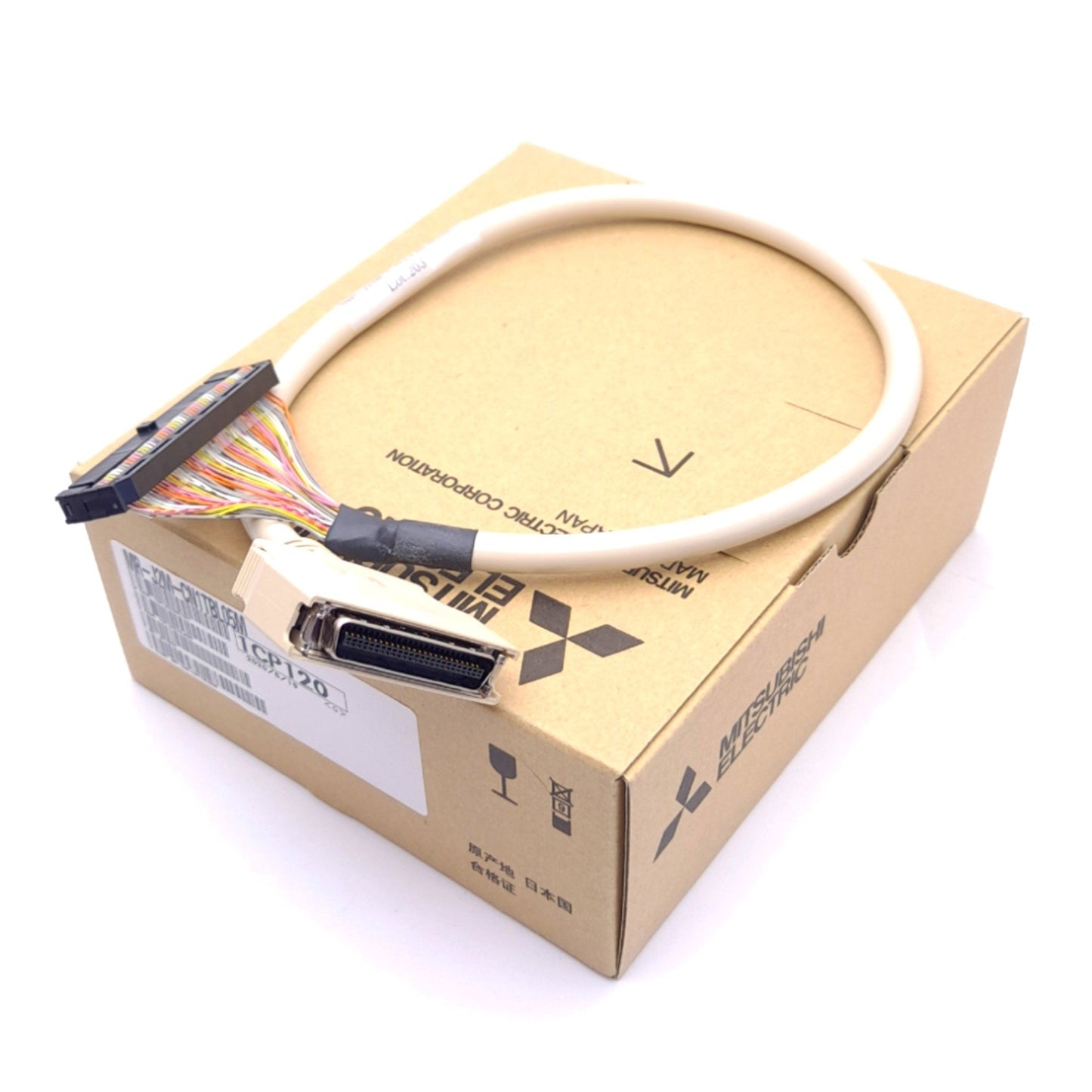 New Mitsubishi MR-J2M-CN1TBL05M Junction Terminal Block Cable for MR-TB50, 0.5m