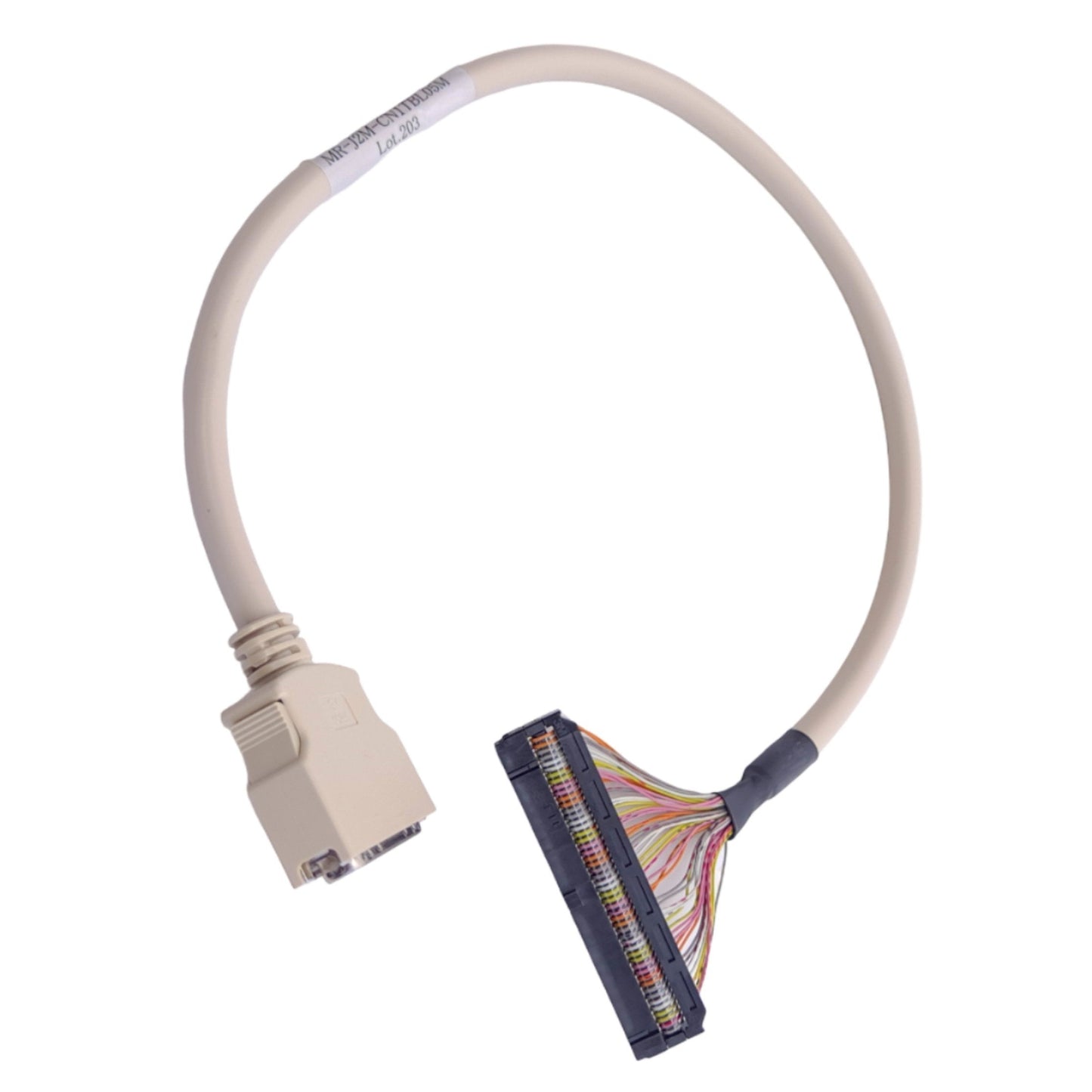 New Mitsubishi MR-J2M-CN1TBL05M Junction Terminal Block Cable for MR-TB50, 0.5m