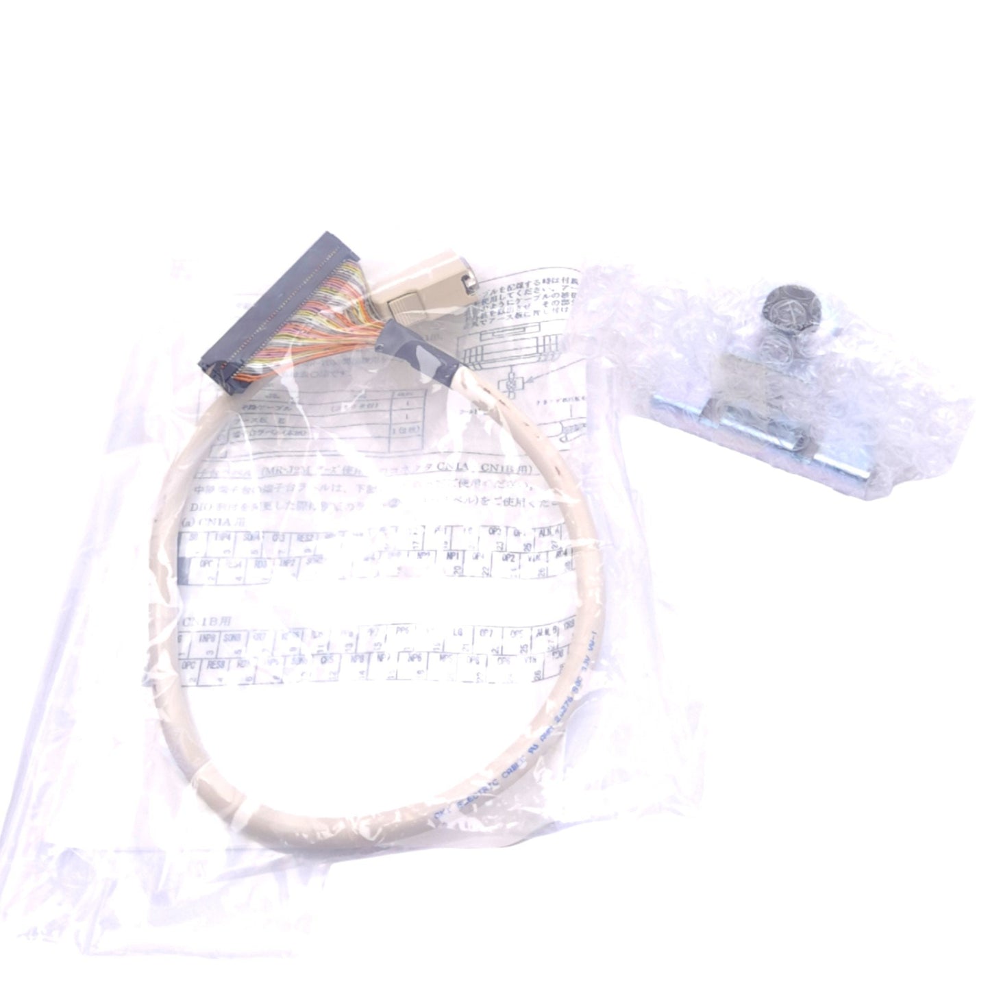 New Mitsubishi MR-J2M-CN1TBL05M Junction Terminal Block Cable for MR-TB50, 0.5m