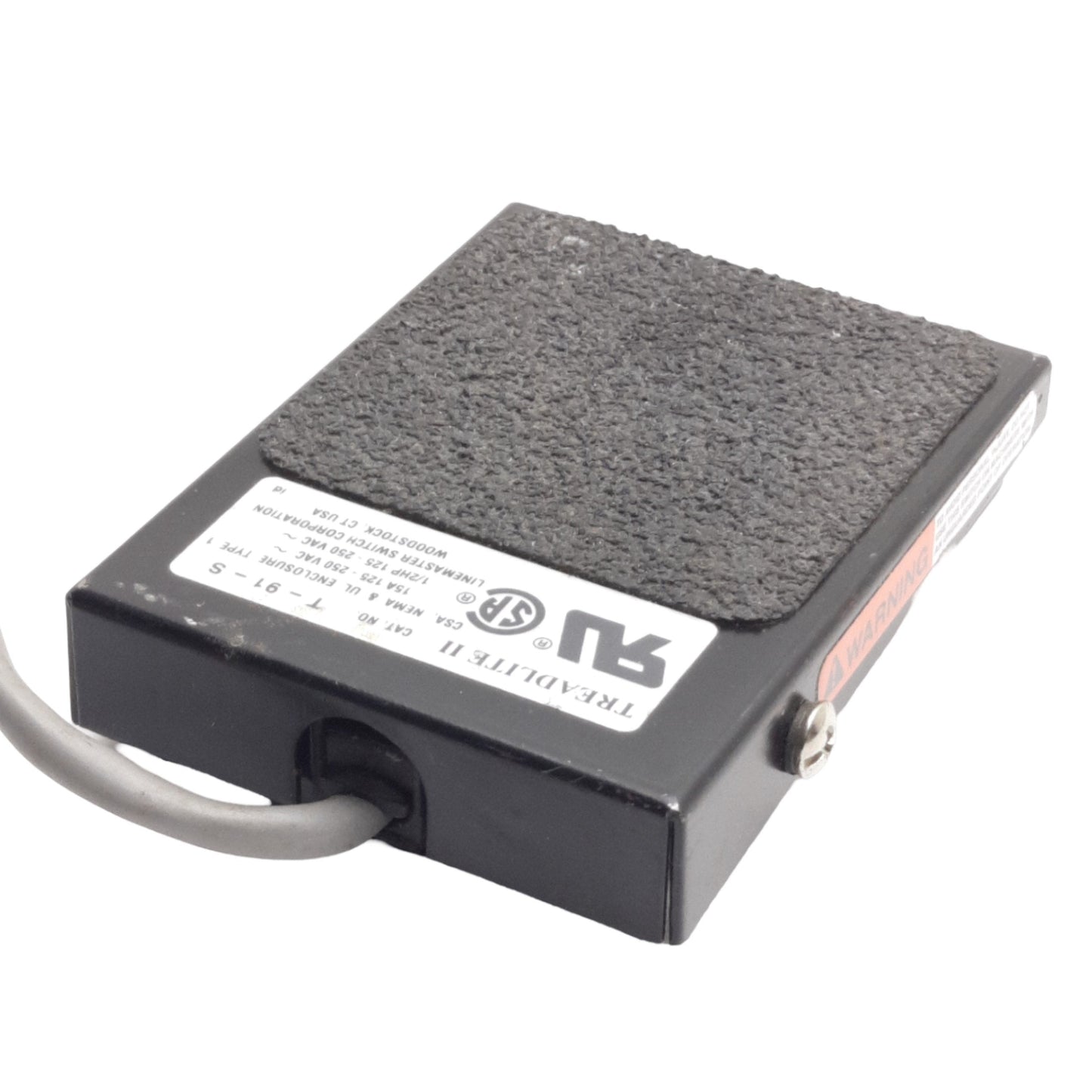 Used Loctite CL25 88653 Treadlite II Foot Switch / Pedal, DB9M, Momentary, 250VAC 15A