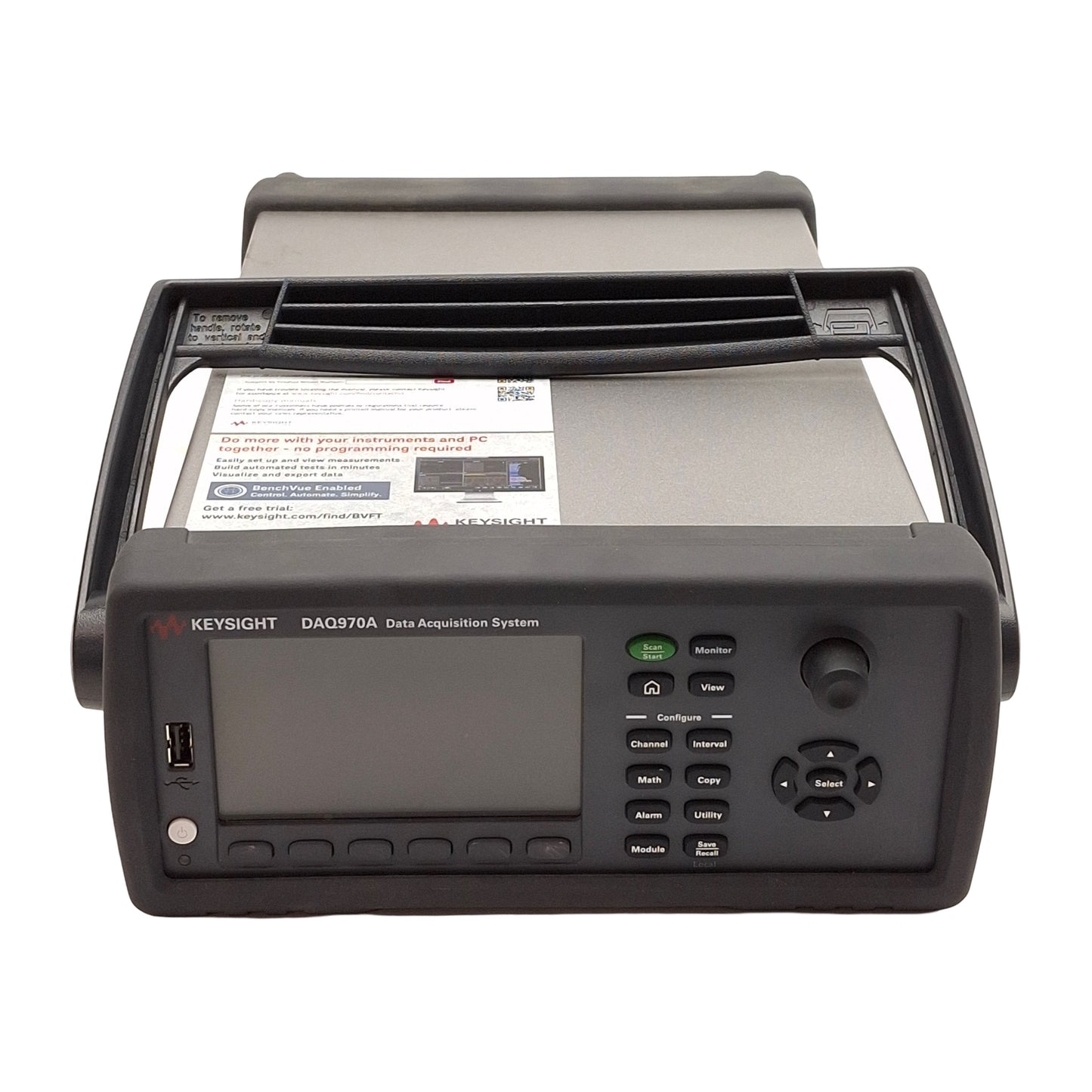 Used Keysight DAQ970A Data Acquisition System, 4.3" Display, 6½ Digit DMM, 100-240VAC