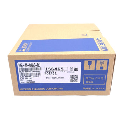 New Mitsubishi MR-J4-03A6-RJ Servo Amplifier, 24/48VDC In, 3-Phase 13VAC 2.4A Out