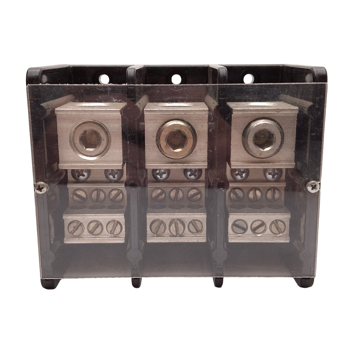 Used Marathon 1433553 Power Distribution Terminal Block, 3-Poles, 600VAC/DC 335A