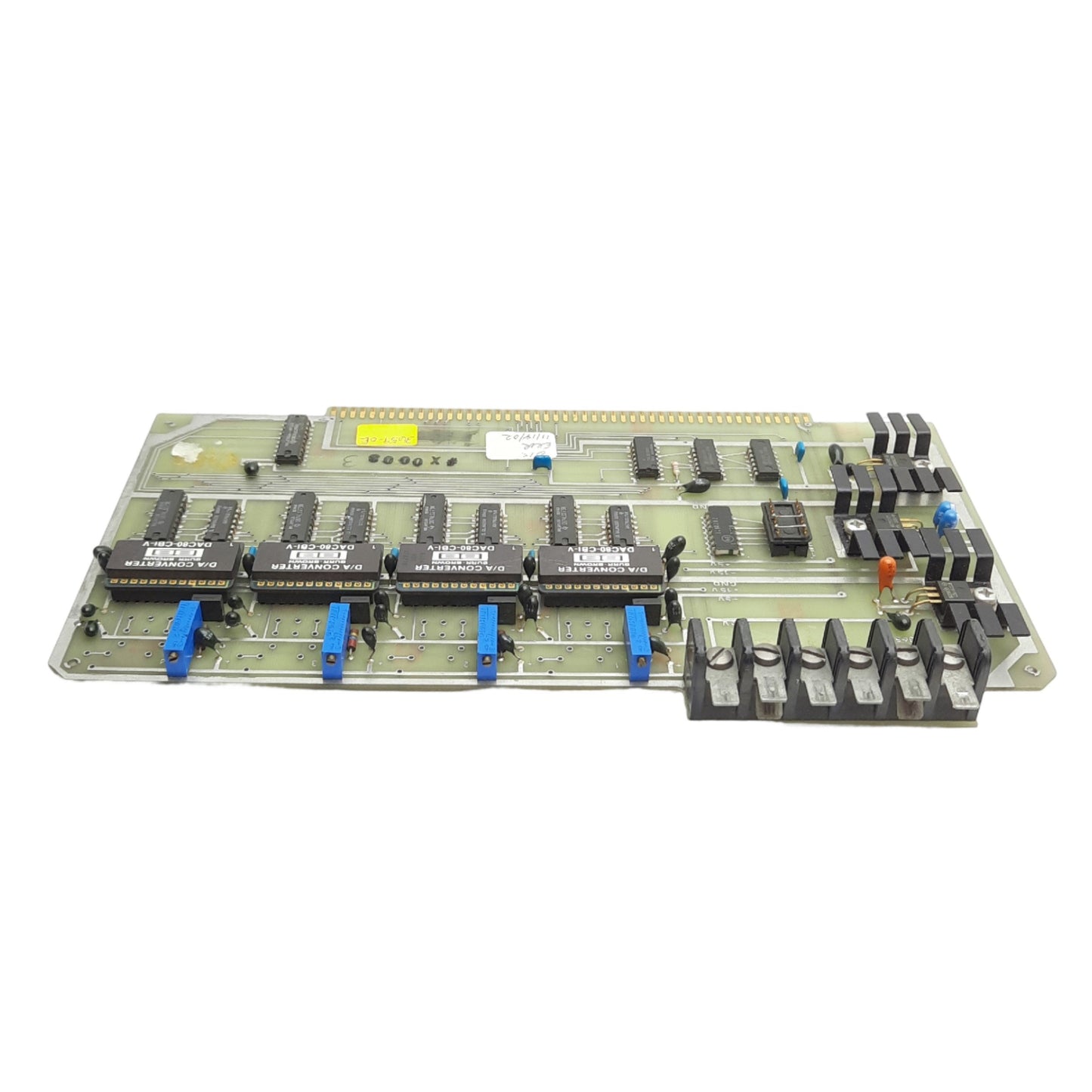 Used Servo Products D-3658-C Machine DAQ Board, For Model 7501 CNC Mill, 4-Channels