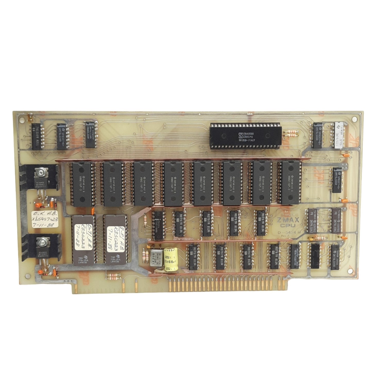 Used Servo Products D-5454 A Z-Max CPU Machine Board For Model 7501 CNC Mill