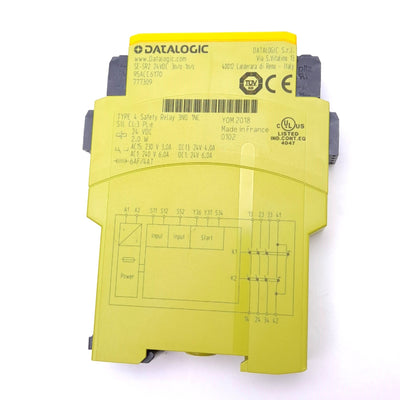 Used Datalogic SE-SR2 Safety Relay, 3NO, 1 NC Aux, 24VDC/240VAC, 6A, 150W Max