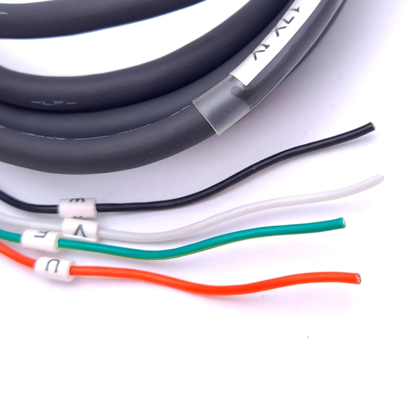 New Mitsubishi MR-J4W03PWCBL2M-H Servo Motor Power Cable for MELSERVO-J4 Series, 2m