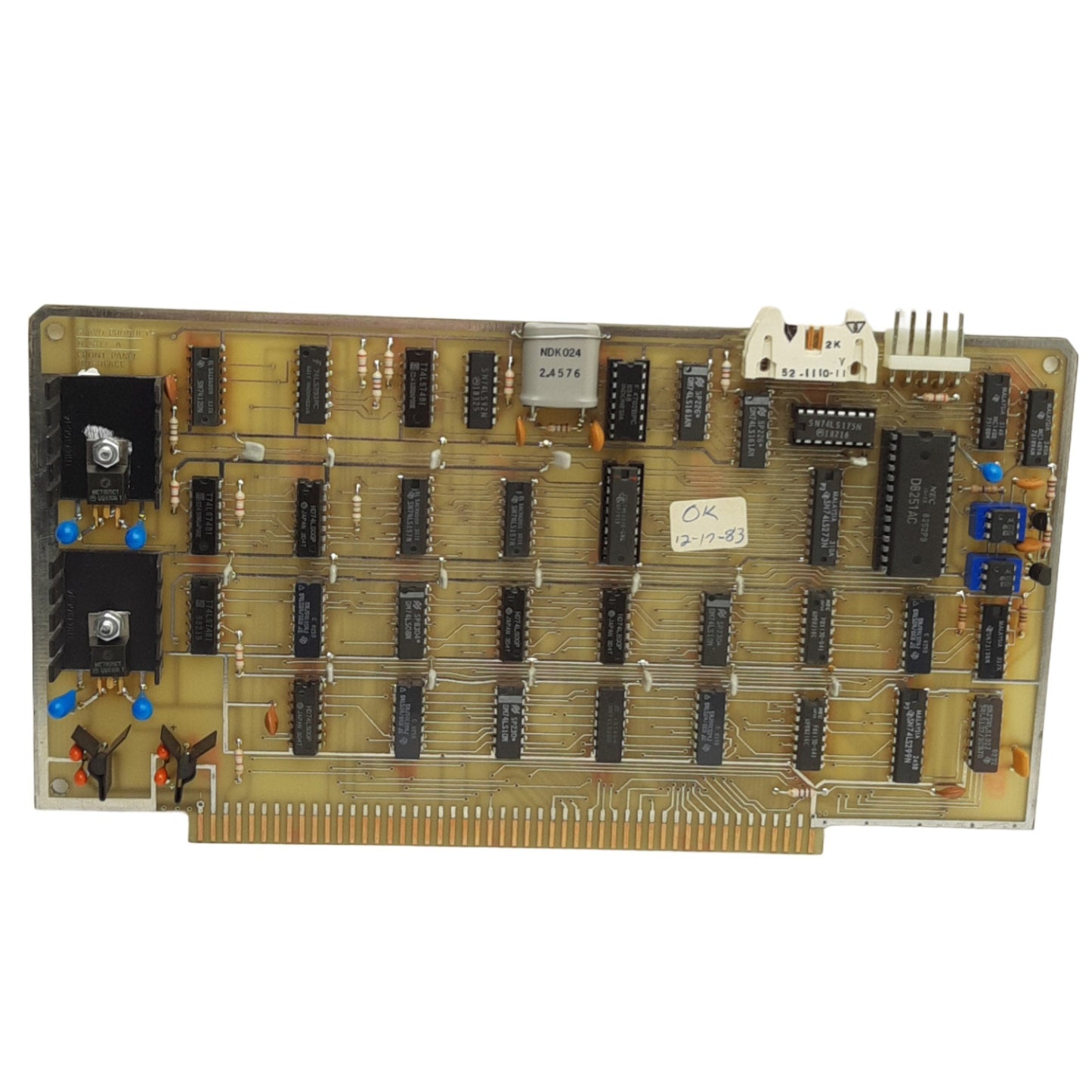 Used Servo Products D-3817 Front Panel Interface Machine Board For Model 7501 CNC