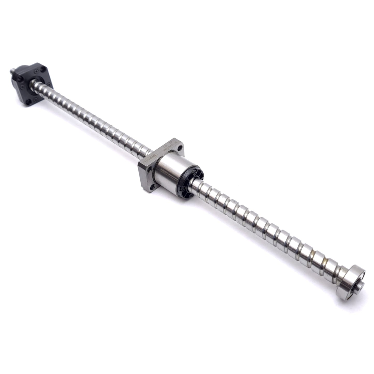Used Hansan C5 17 Linear Ball Screw Assembly, ø15mm, 10mm Lead, 415mm Stroke