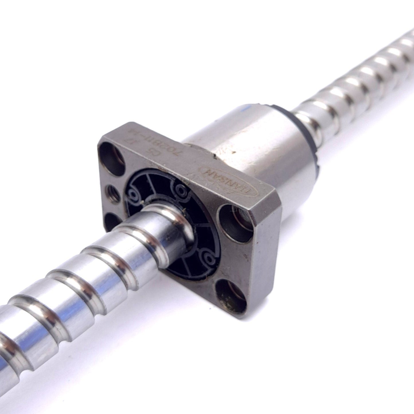 Used Hansan C5 17 Linear Ball Screw Assembly, ø15mm, 10mm Lead, 415mm Stroke