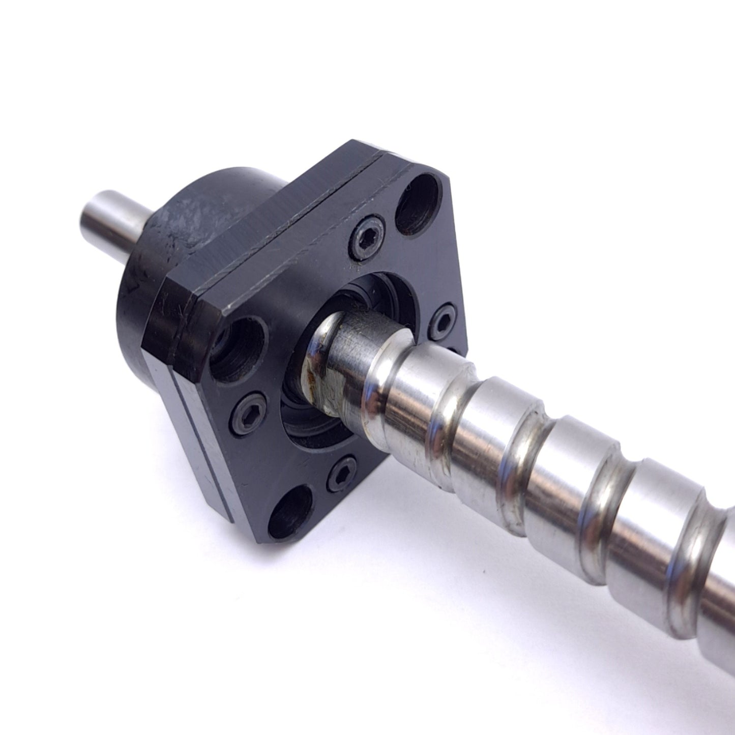 Used Hansan C5 17 Linear Ball Screw Assembly, ø15mm, 10mm Lead, 415mm Stroke