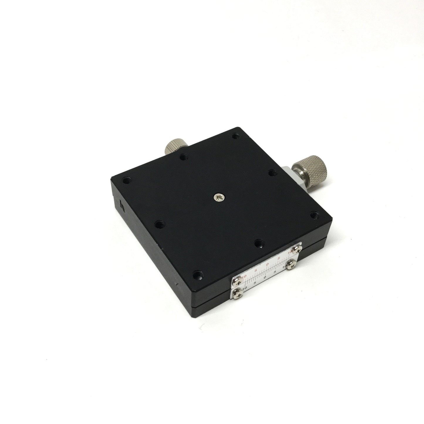 Used Misumi XFES60 Dovetail X-Axis Stage Screw Feed Manual Positioner ±10mm Travel