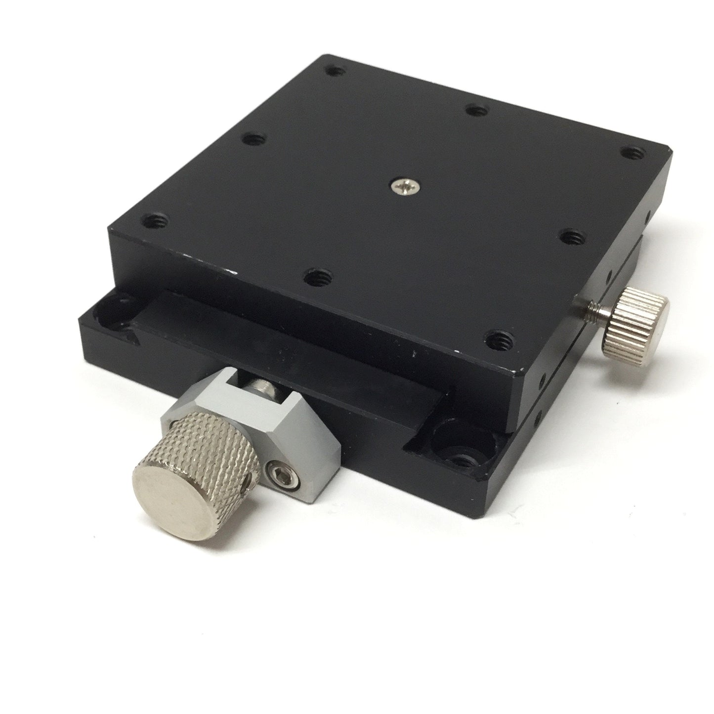 Used Misumi XFES60 Dovetail X-Axis Stage Screw Feed Manual Positioner ±10mm Travel