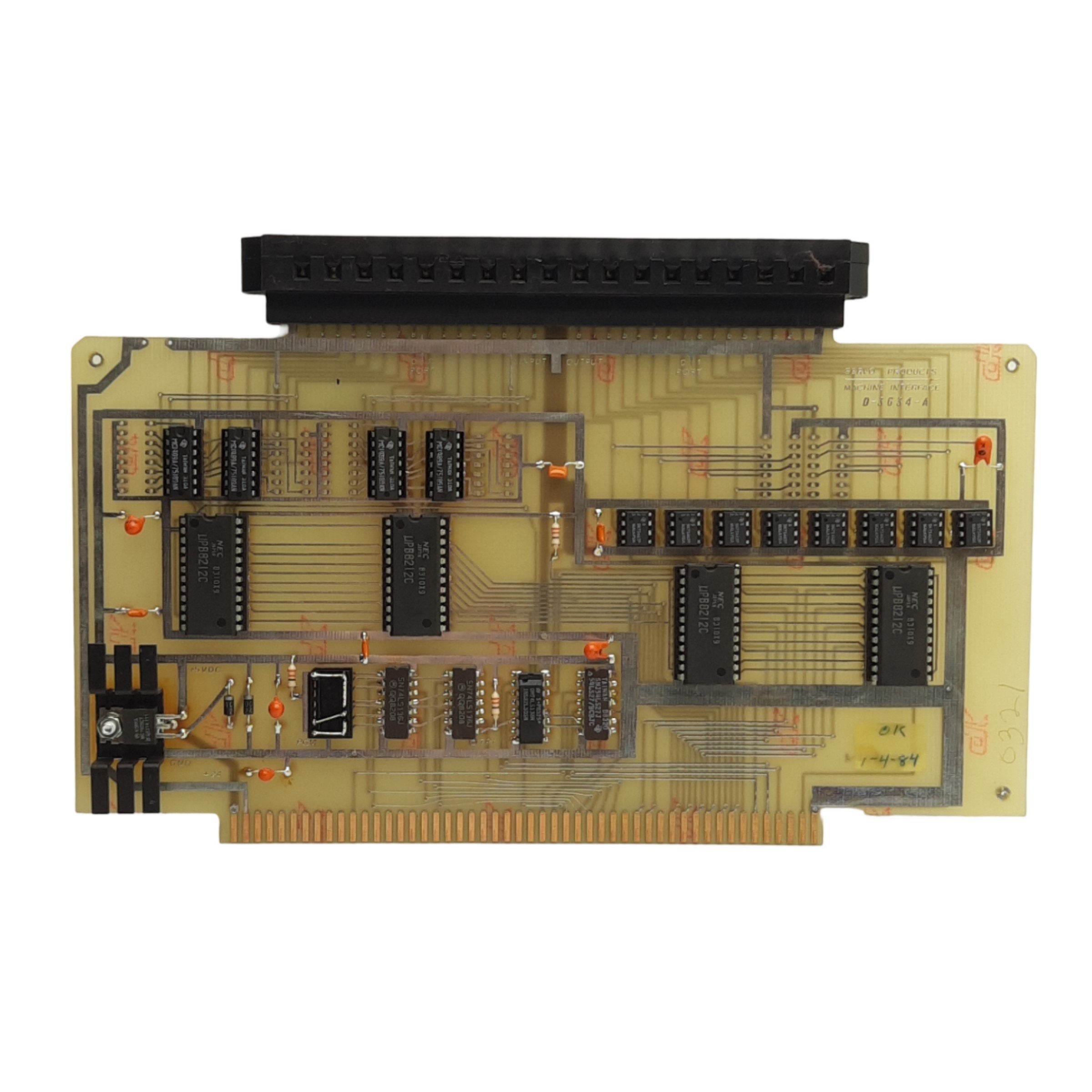 Servo Products D-3634 Input/Output Machine Interface Board For Model 7 ...