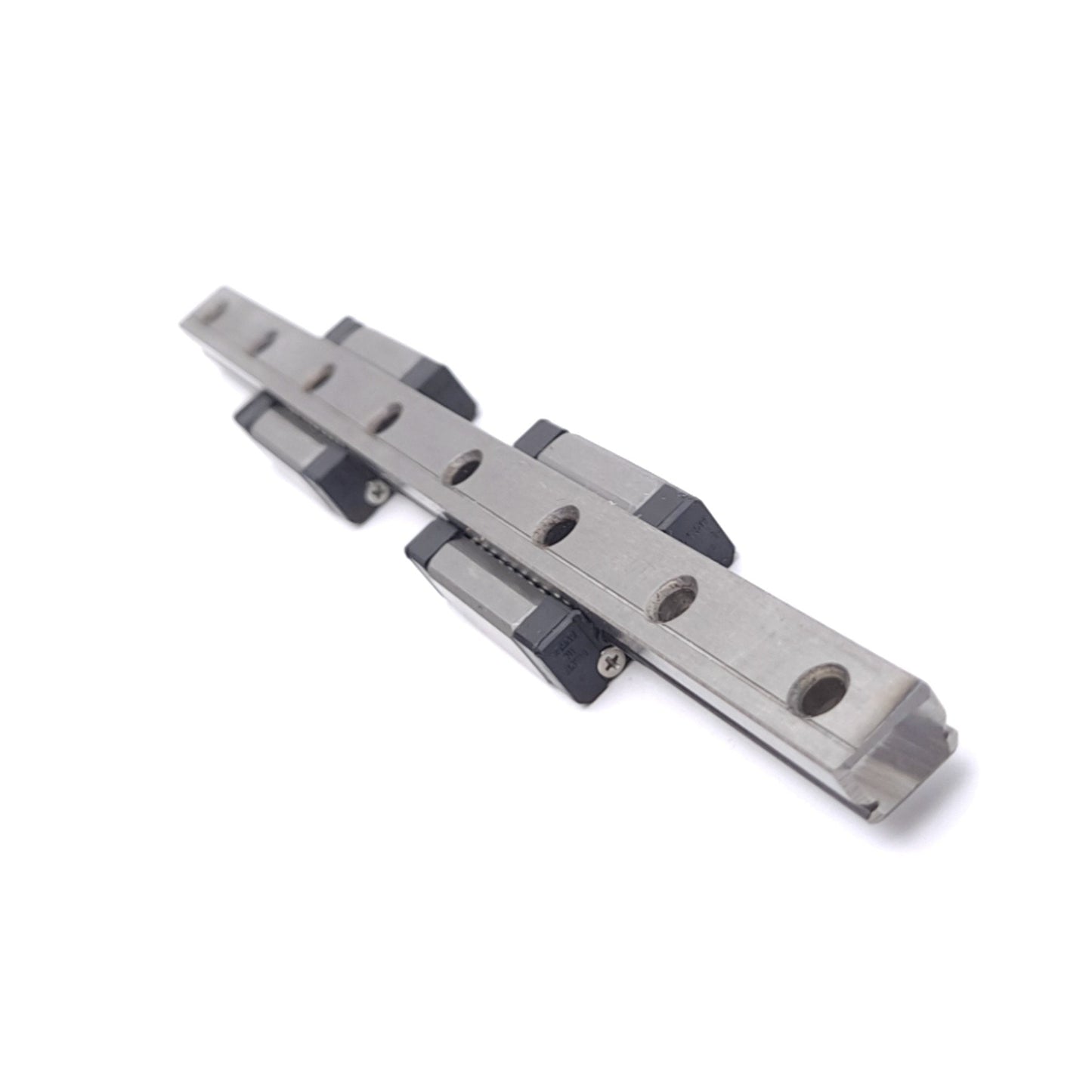 Used Mentor MCM9 (x2) Miniature Ball Bearing Linear Slides w/ 9x154mm Rail 2.25kN Max
