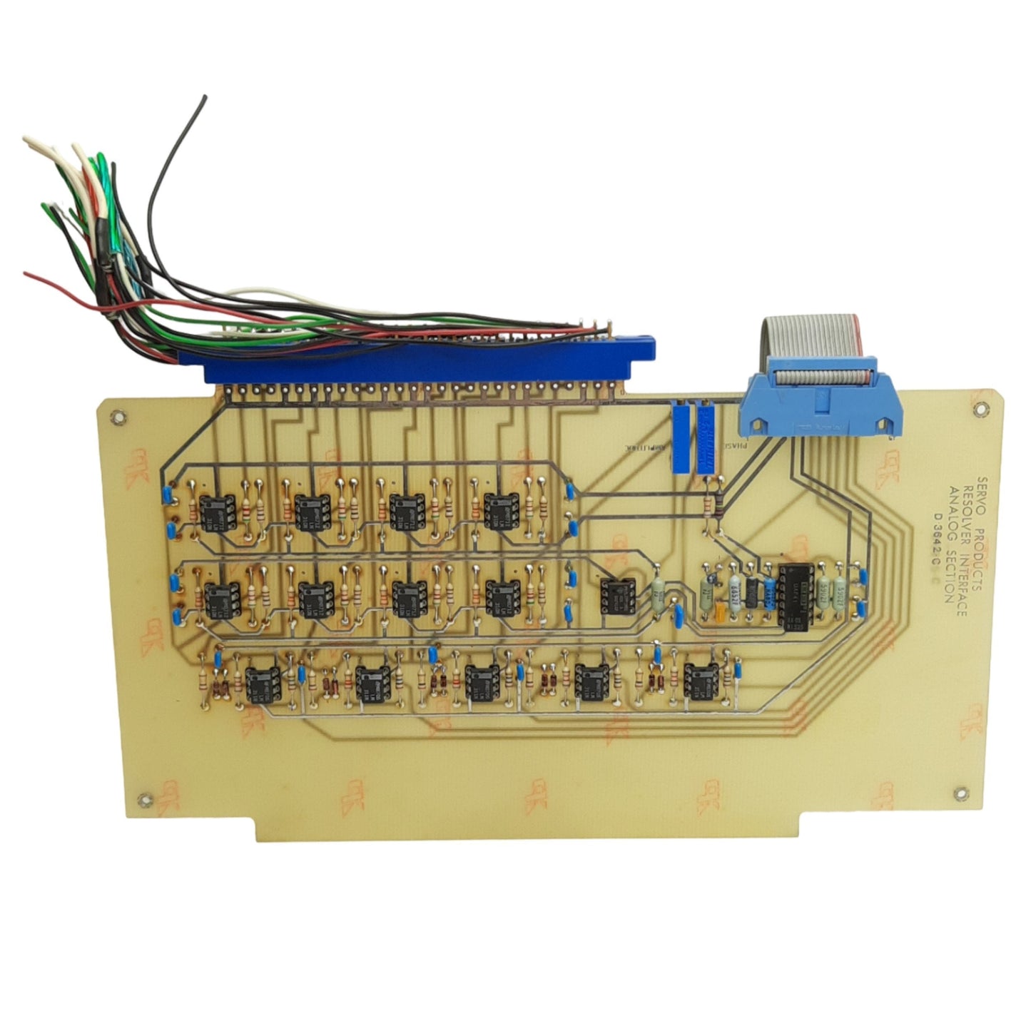 Used Servo Products D-3642 Resolver Interface Analog Section For Model 7501 CNC Mill