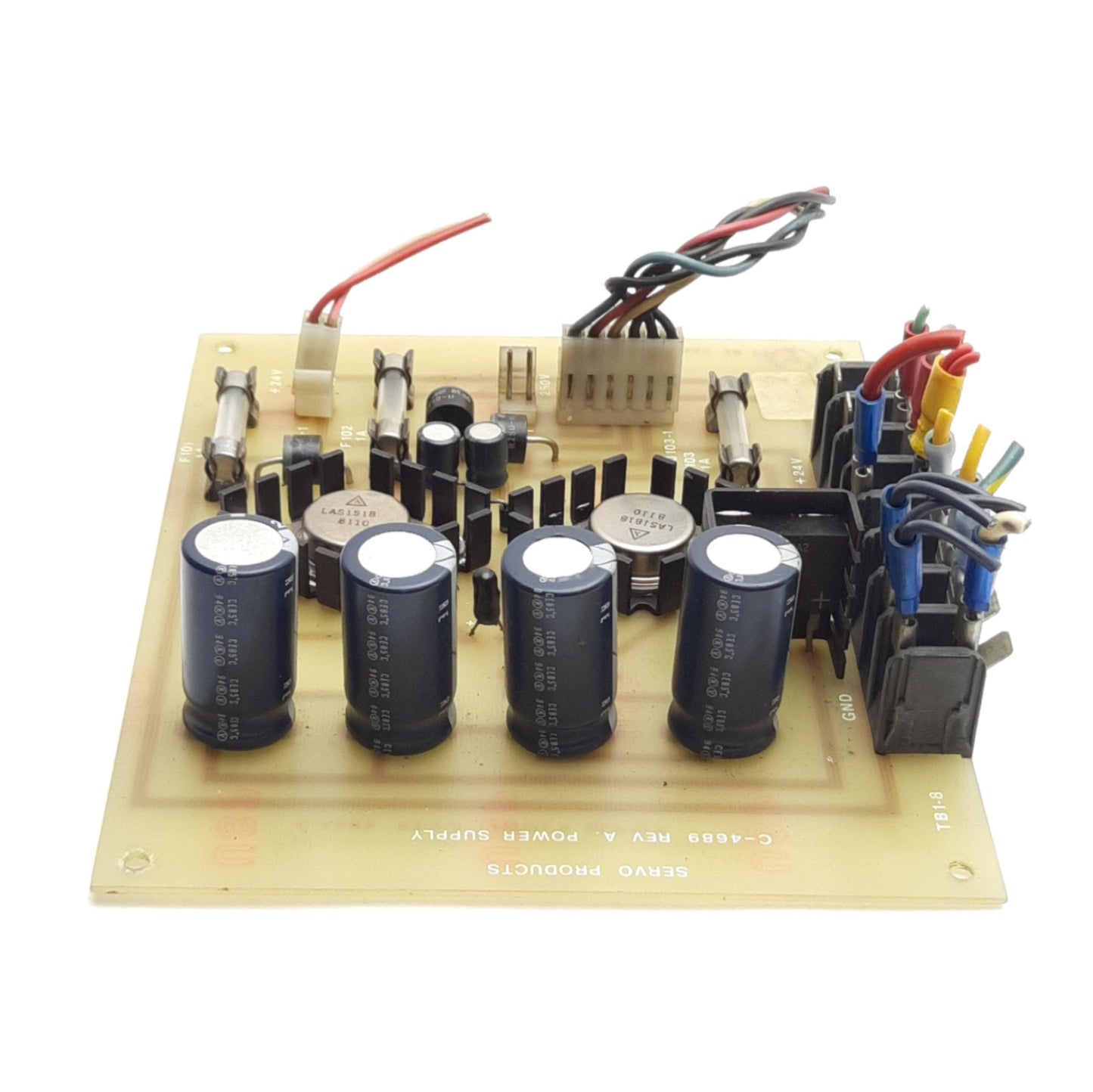 Used Servo Products C-4689 A Power Supply Board For Model 7501 CNC Mill