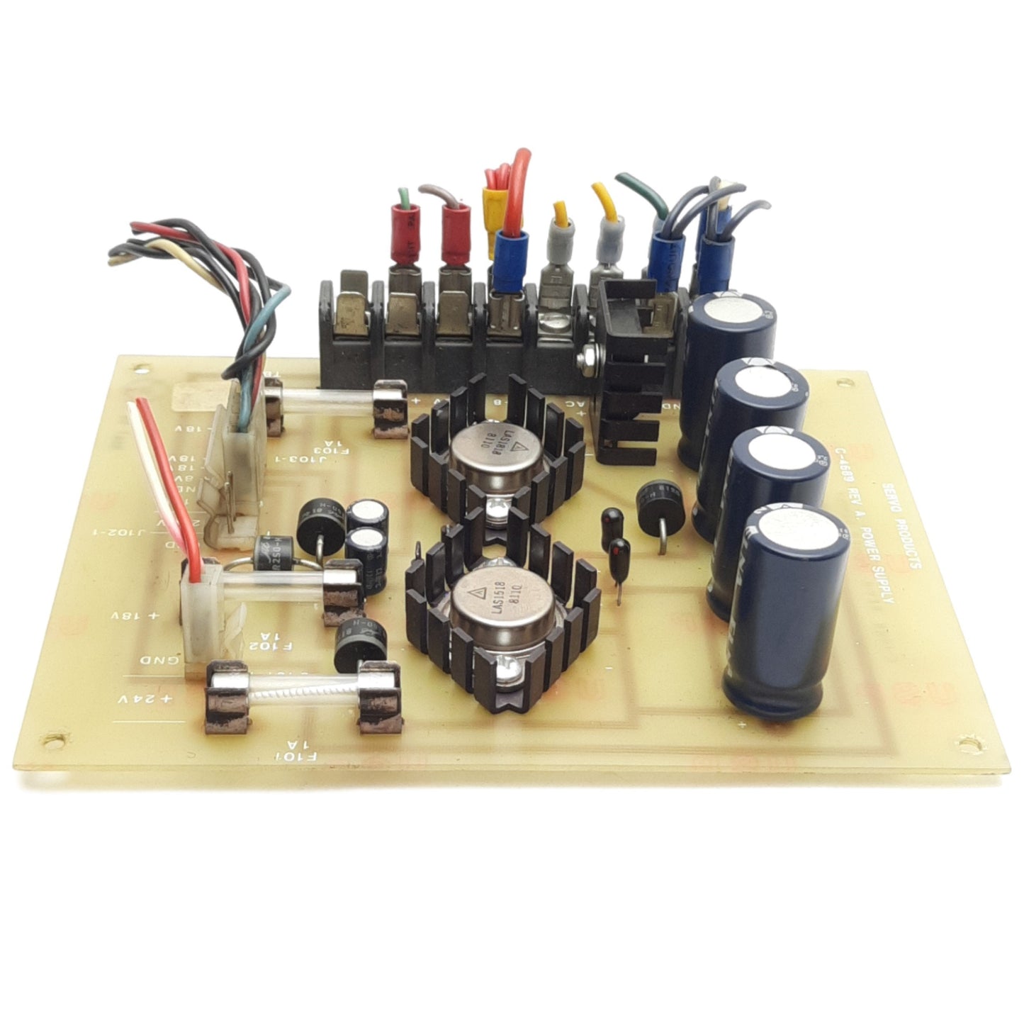 Used Servo Products C-4689 A Power Supply Board For Model 7501 CNC Mill