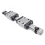 Used Hiwin MGN9CNHE (x2) Miniature Ball Bearing Linear Slides w/ 9x119mm Rail, 2.55kN