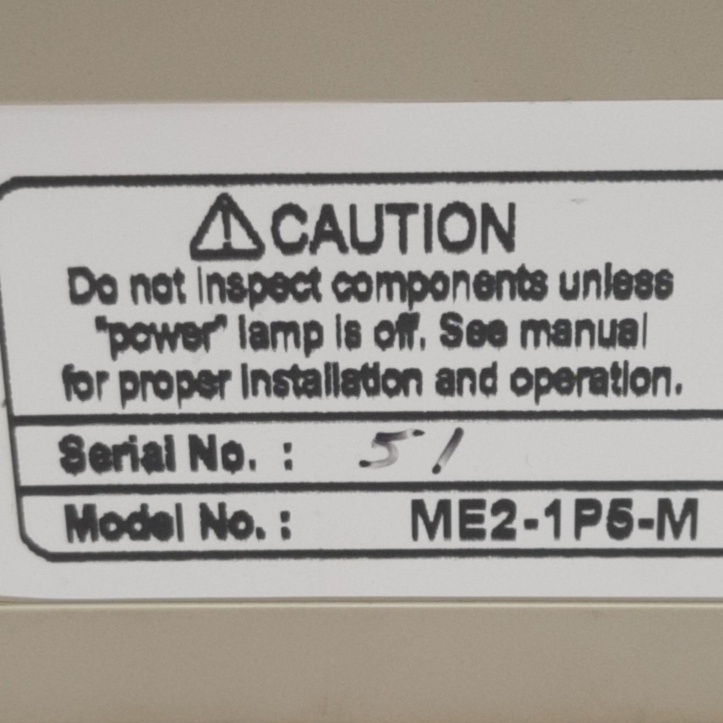 Used Motortronics ME2-1P5-M AC Drive PNP 1-Phase 110-240VAC In 3-Phase 380-460VAC Out