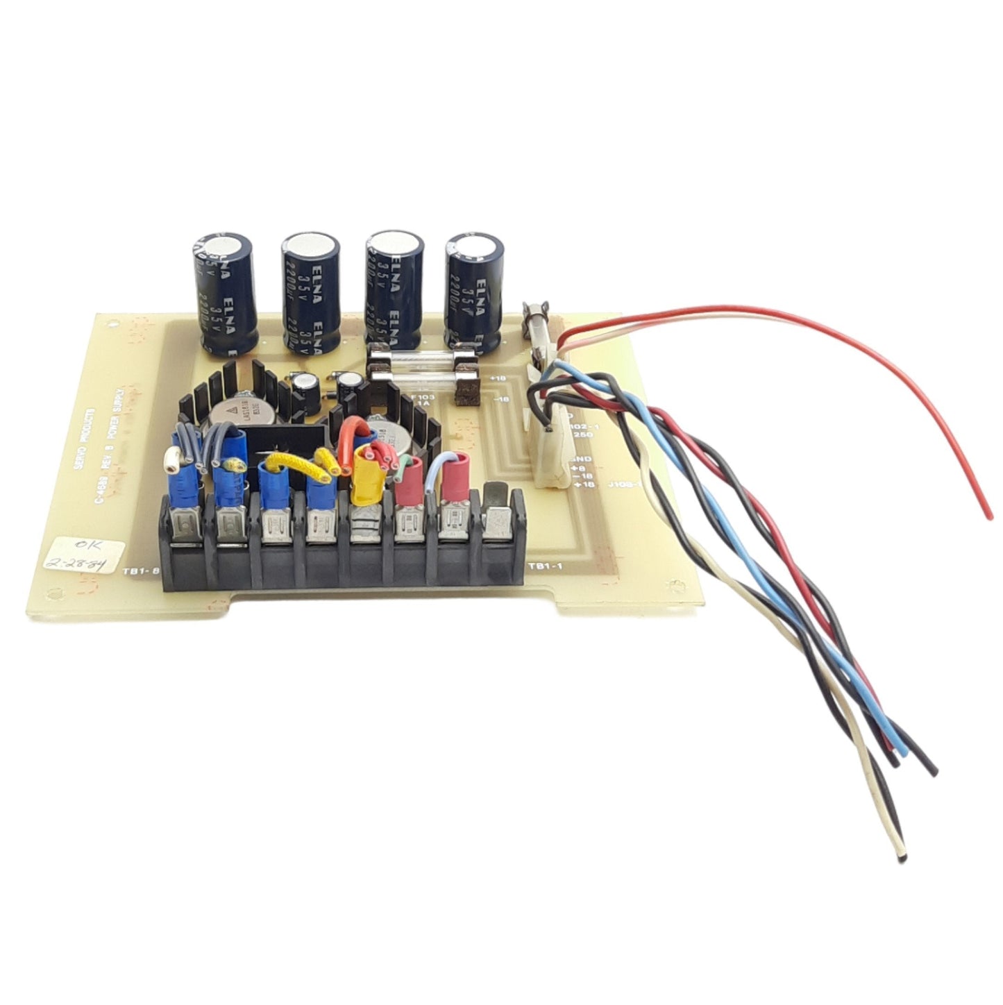Used Servo Products C-4689 B Power Supply Board For Model 7501 CNC Mill