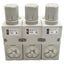 Used Lot of 3 SMC ARM11BA4-R06-AZ Regulator Manifold Block, 0.05-0.7MPa Set, ø4 Tube