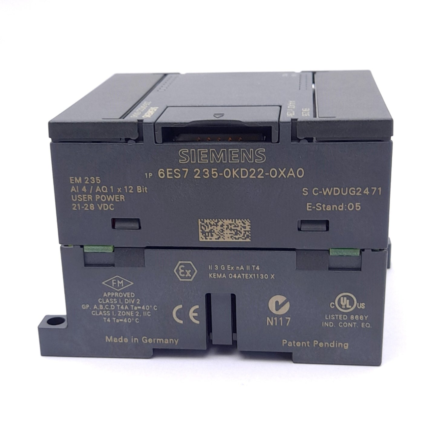 Used Siemens 6ES7 235-0KD22-0XA0 Analog I/O Module for SIMATIC S7, 4-Input, 24VDC