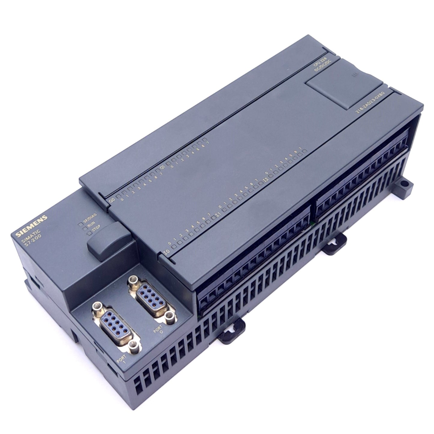 Used Siemens 6ES7 216-2AD23-0XB0 Digital I/O Module for SIMATIC S7, 24 In 16 Out, 24V