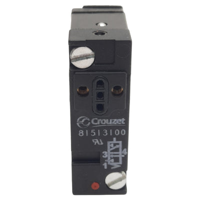 Used Crouzet 81513100 Pneumatic Control Valve Module, 3/2 NC Monostable, 3-8bar