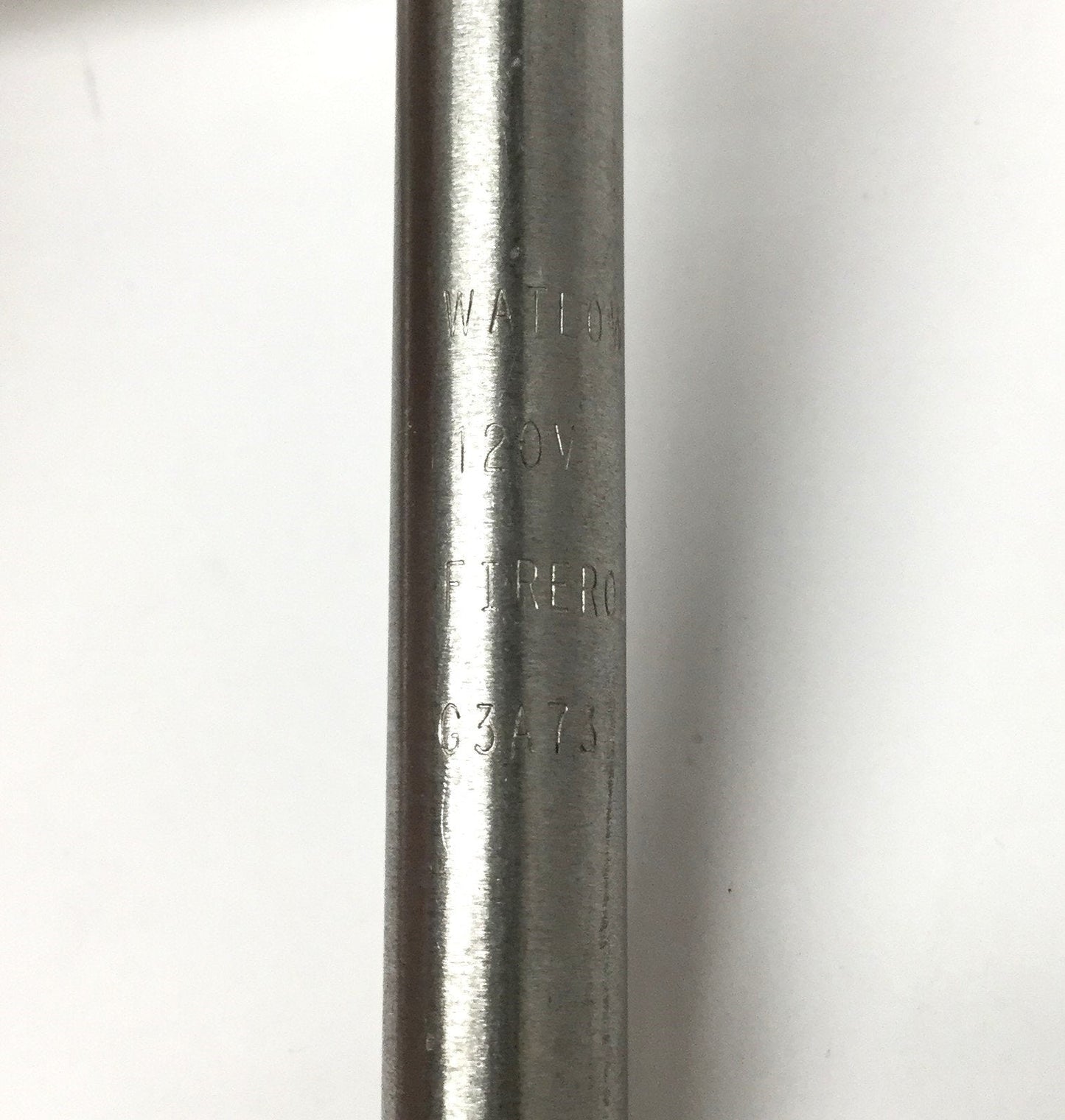 New – Open box Watlow G3A73 Firerod Cartridge Heater Ø3/8" x 3", 120V 300W, SS Hose, 12" Leads