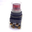 Used Allen Bradley 800H-PRAF16R Momentary Push Button, ø30mm, 1NO 1NC, 120VAC