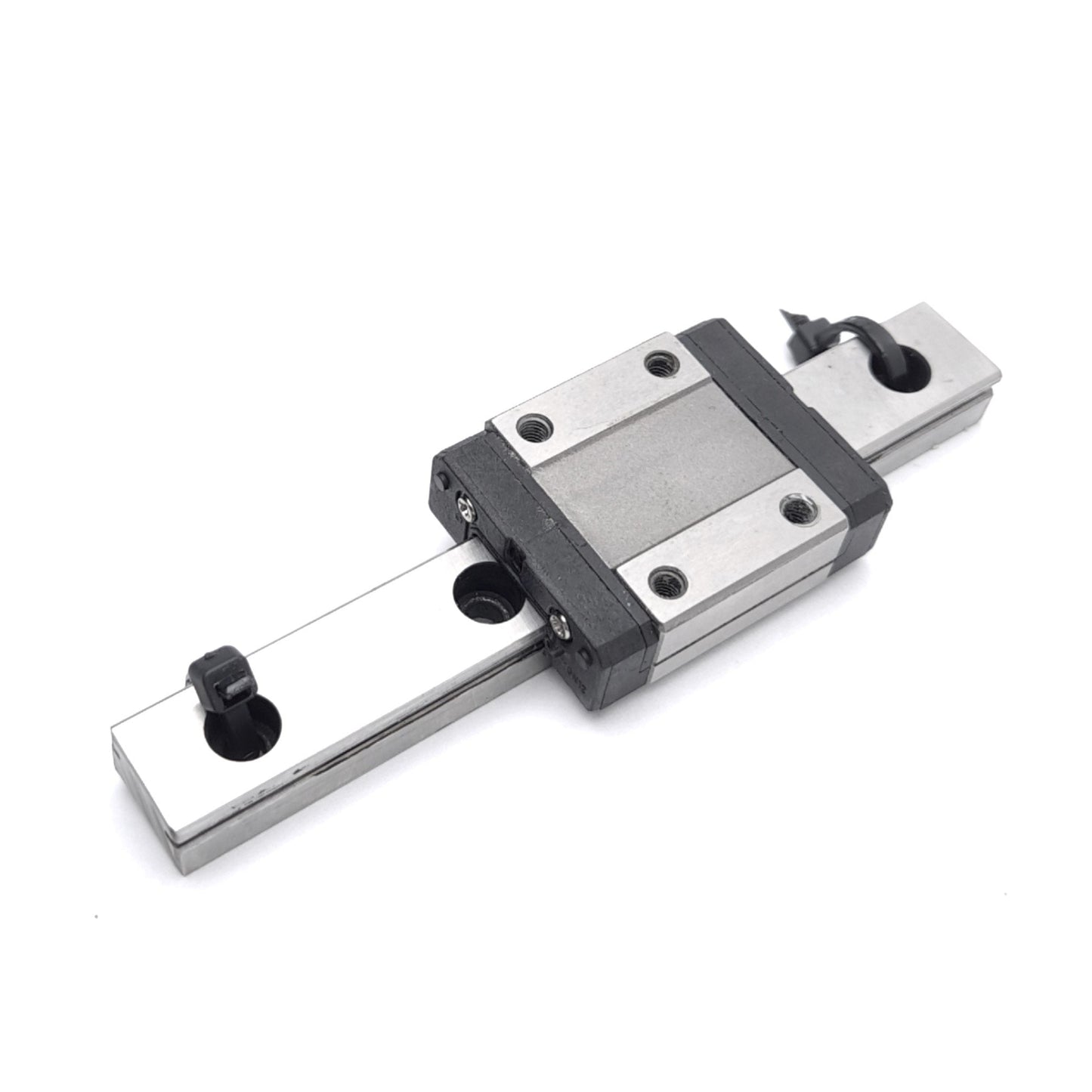 Used Hiwin MGN12 Compact Linear Guide Slide Blocks w/ 12x93mm Rail, 3.92kN Max